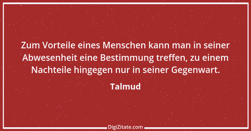 Zitat von Talmud 111