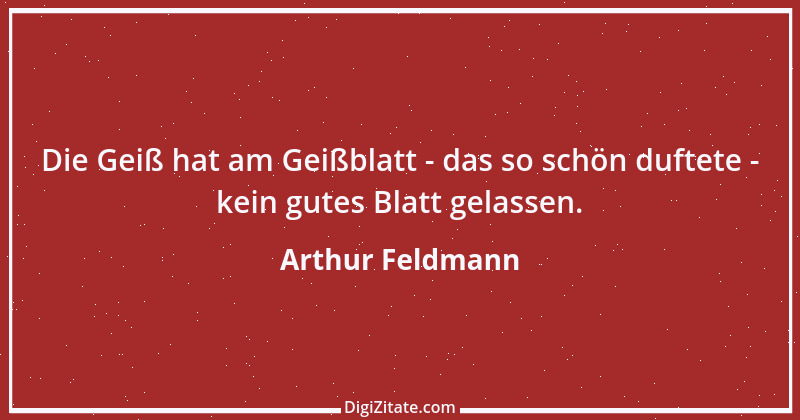 Zitat von Arthur Feldmann 24