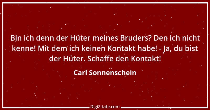 Zitat von Carl Sonnenschein 10