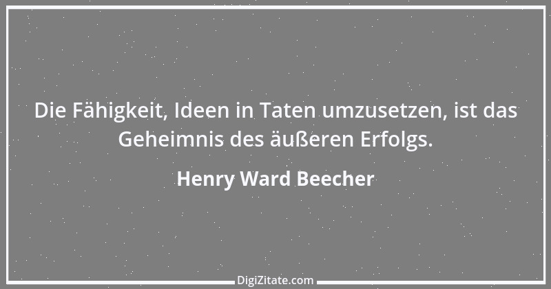 Zitat von Henry Ward Beecher 23