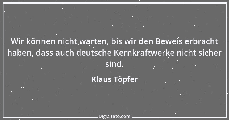 Zitat von Klaus Töpfer 3