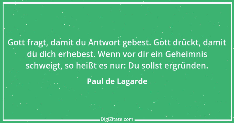 Zitat von Paul de Lagarde 14