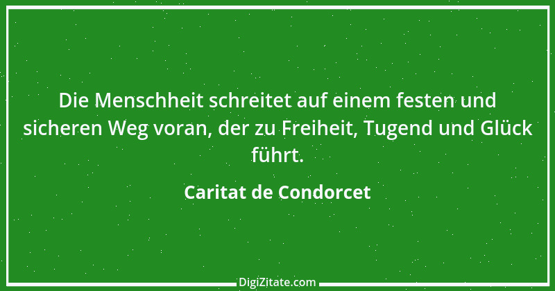 Zitat von Caritat de Condorcet 4