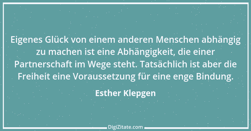 Zitat von Esther Klepgen 9