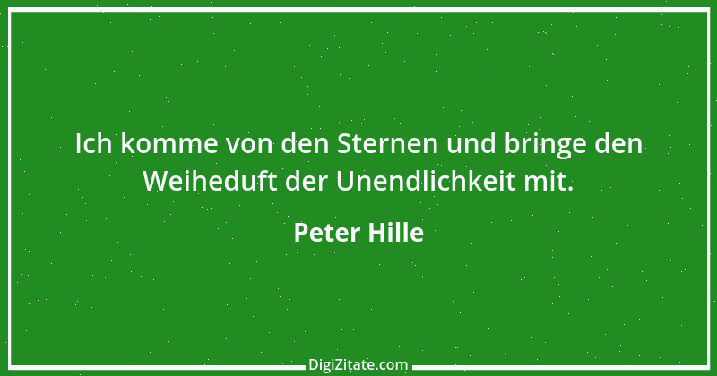 Zitat von Peter Hille 30