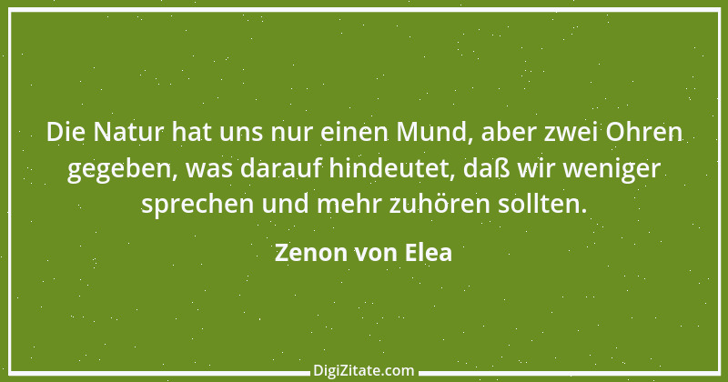 Zitat von Zenon von Elea 14