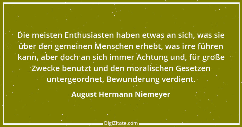 Zitat von August Hermann Niemeyer 16