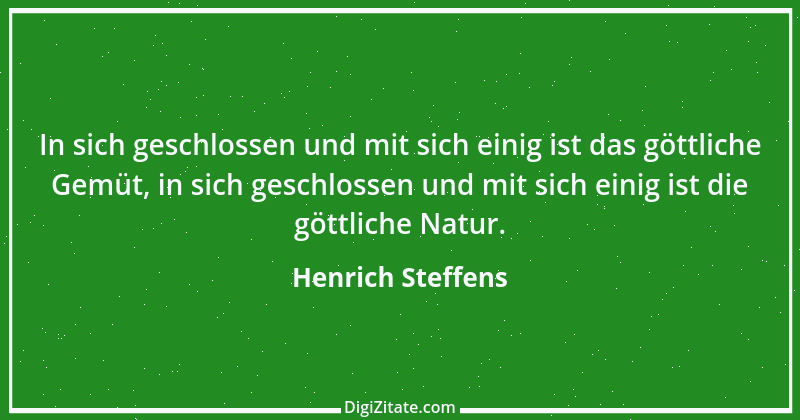 Zitat von Henrich Steffens 2