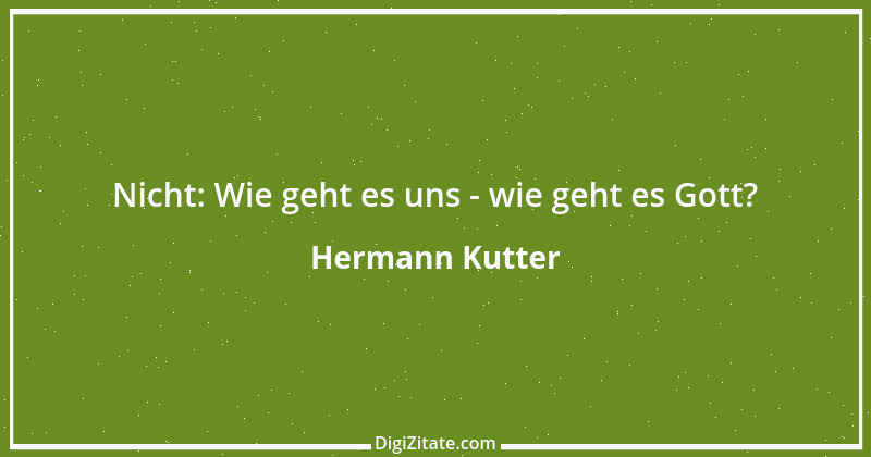 Zitat von Hermann Kutter 2