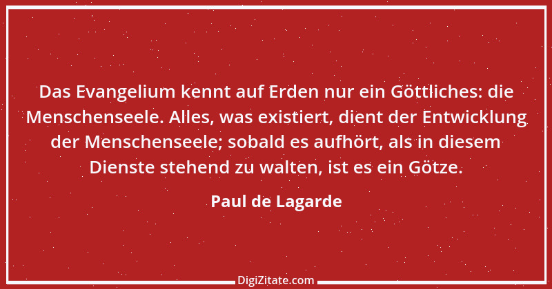 Zitat von Paul de Lagarde 16