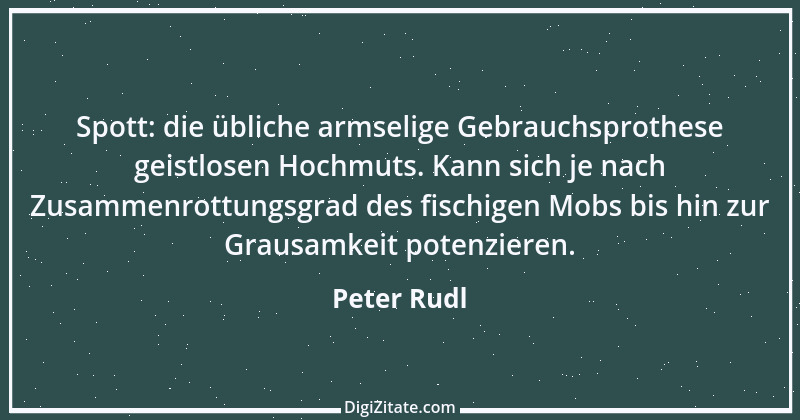 Zitat von Peter Rudl 792