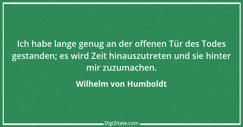 Zitat von Wilhelm von Humboldt 68