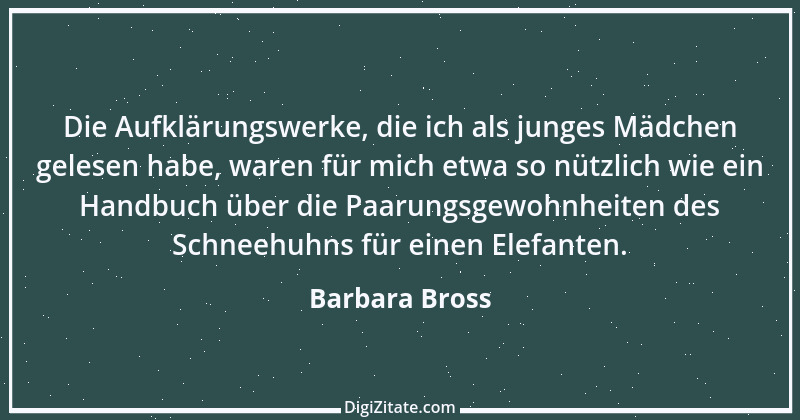 Zitat von Barbara Bross 2