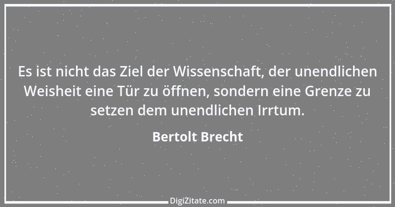 Zitat von Bertolt Brecht 97