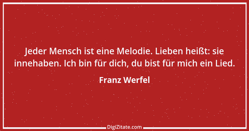 Zitat von Franz Werfel 19