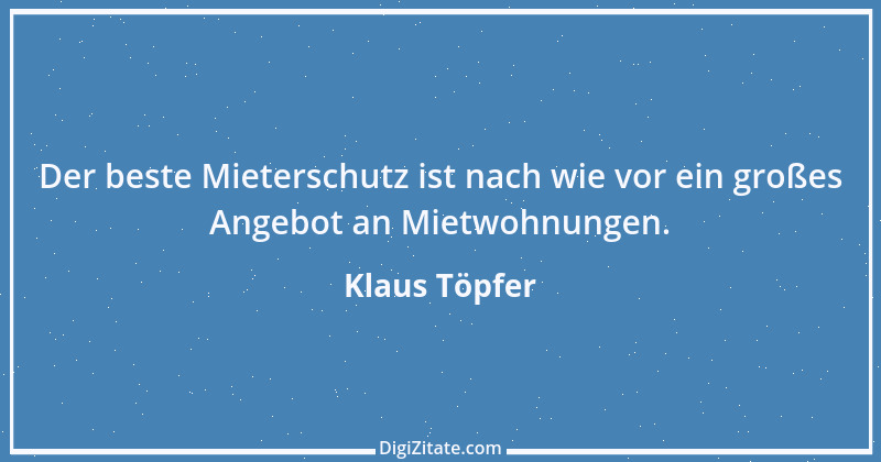 Zitat von Klaus Töpfer 6