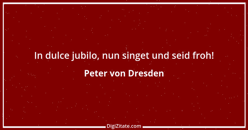 Zitat von Peter von Dresden 1