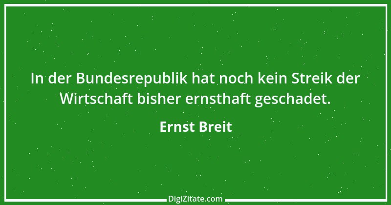 Zitat von Ernst Breit 2