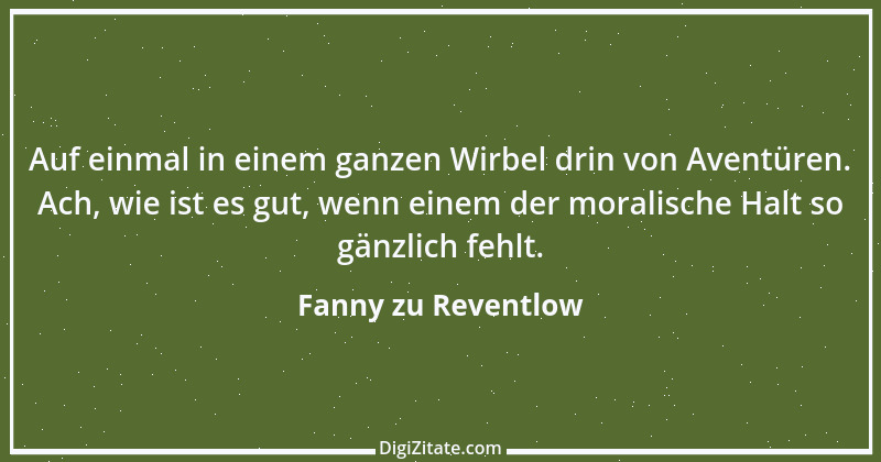 Zitat von Fanny zu Reventlow 5