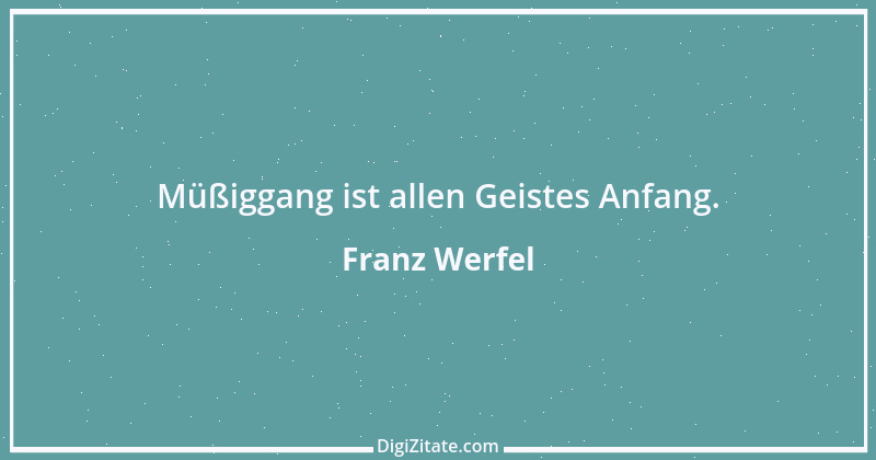 Zitat von Franz Werfel 20