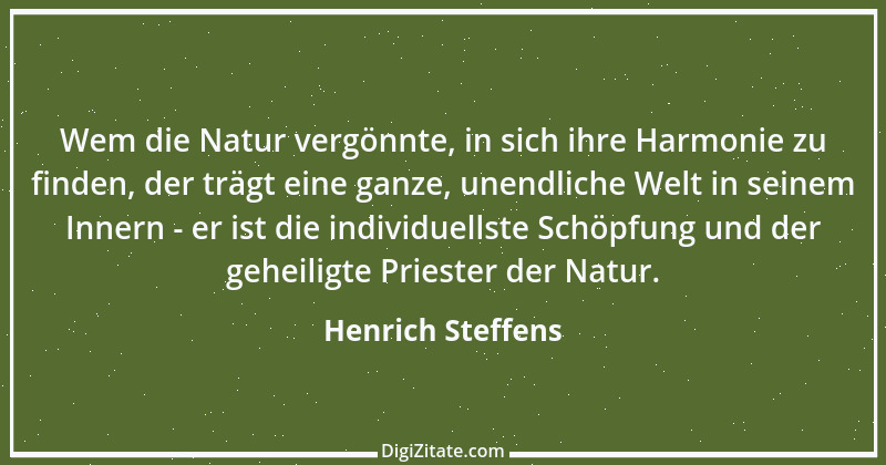 Zitat von Henrich Steffens 4