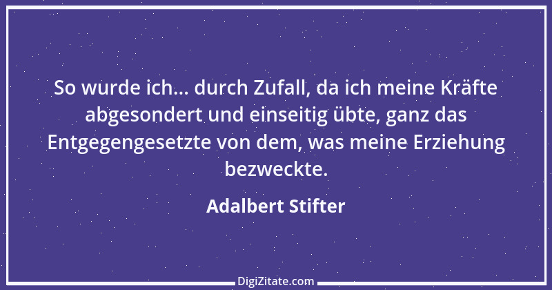 Zitat von Adalbert Stifter 95