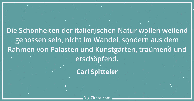 Zitat von Carl Spitteler 1