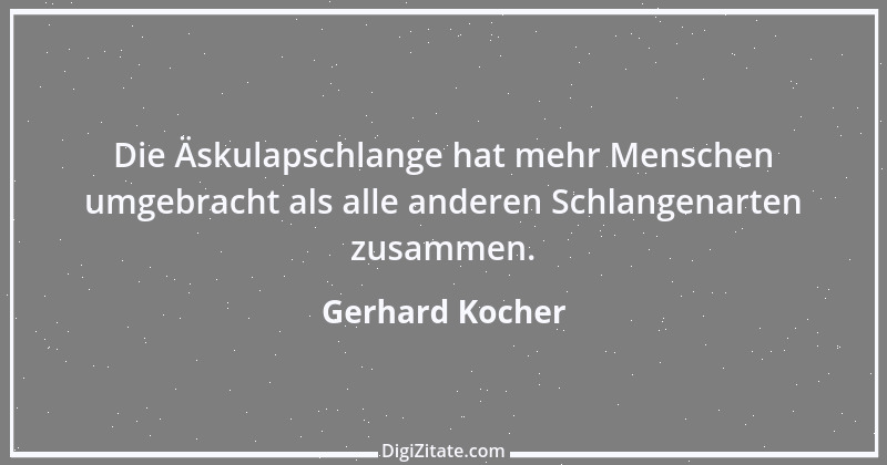 Zitat von Gerhard Kocher 30