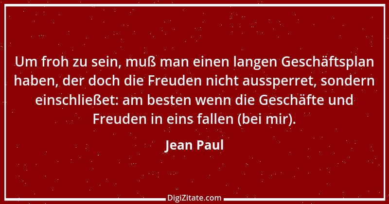 Zitat von Jean Paul 666