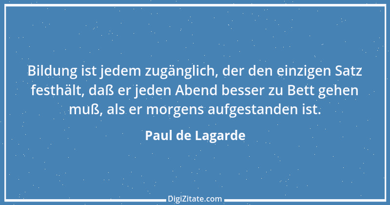 Zitat von Paul de Lagarde 19