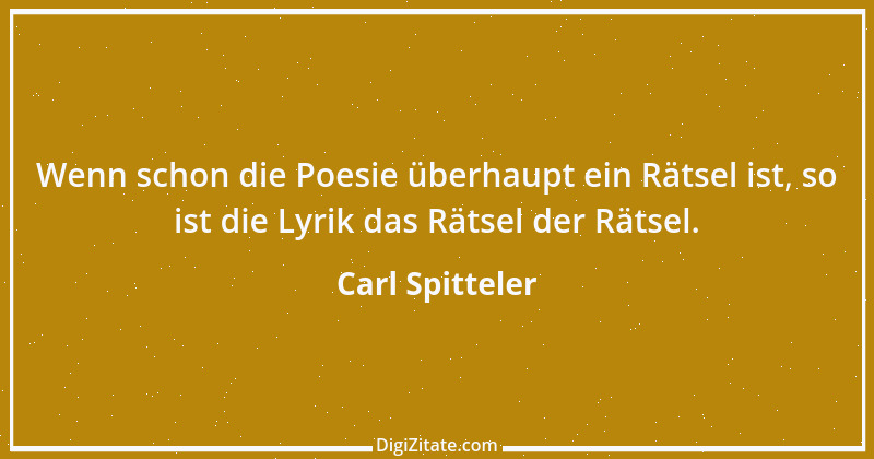 Zitat von Carl Spitteler 2