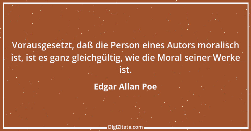 Zitat von Edgar Allan Poe 1