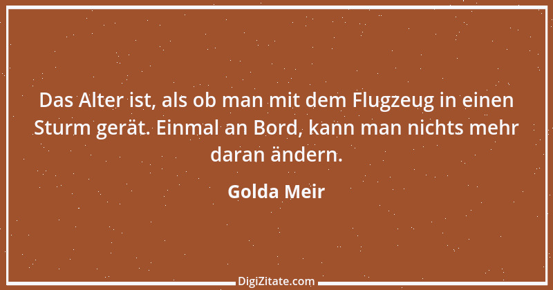 Zitat von Golda Meir 3