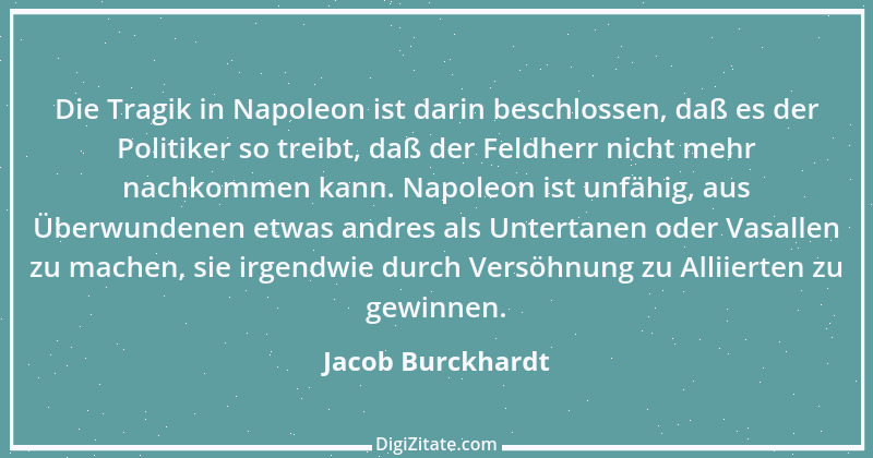 Zitat von Jacob Burckhardt 80