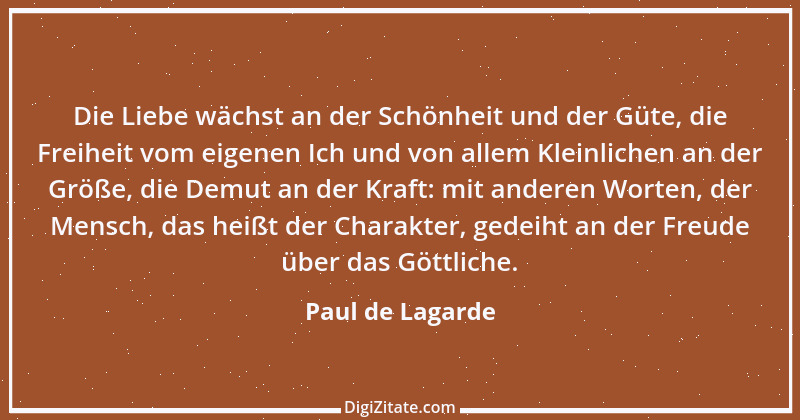 Zitat von Paul de Lagarde 20