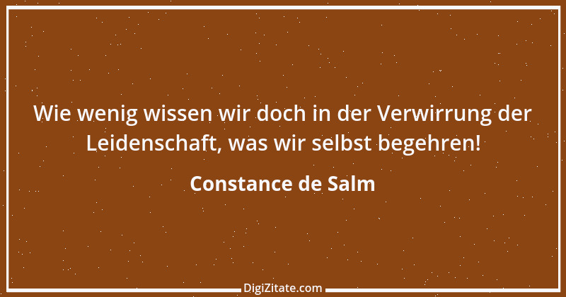 Zitat von Constance de Salm 1