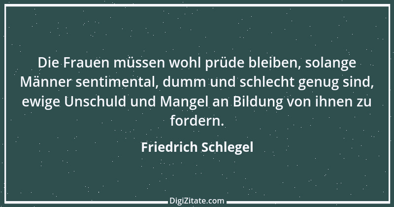 Zitat von Friedrich Schlegel 70