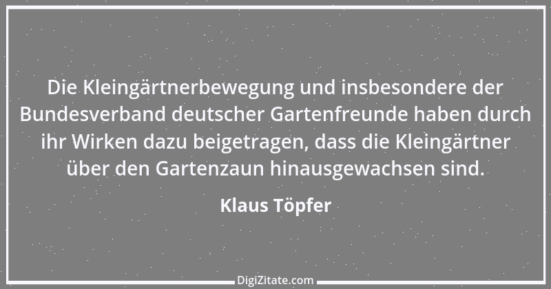 Zitat von Klaus Töpfer 10