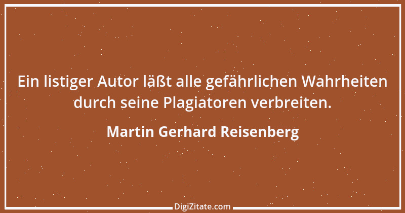 Zitat von Martin Gerhard Reisenberg 1838