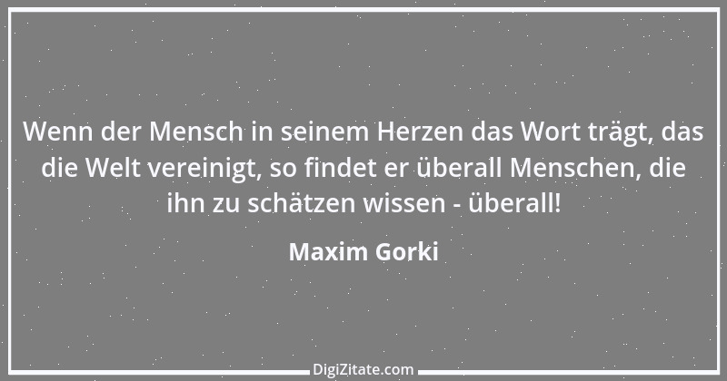 Zitat von Maxim Gorki 67