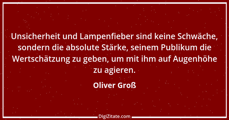 Zitat von Oliver Groß 15