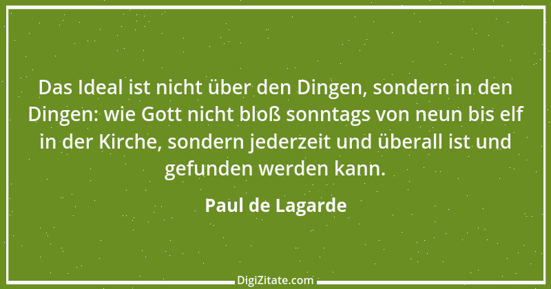 Zitat von Paul de Lagarde 21