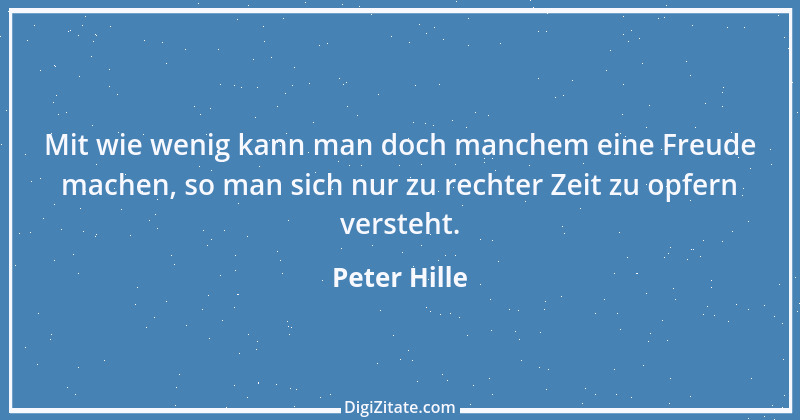 Zitat von Peter Hille 36