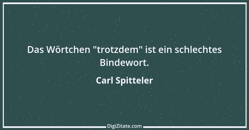 Zitat von Carl Spitteler 4