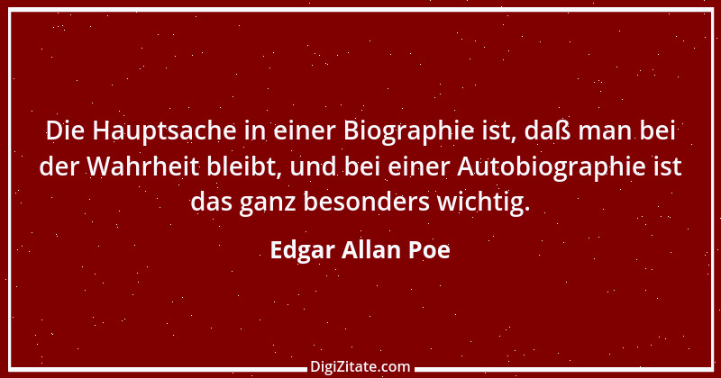 Zitat von Edgar Allan Poe 3