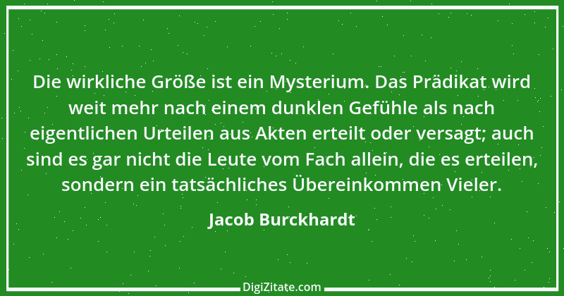 Zitat von Jacob Burckhardt 82