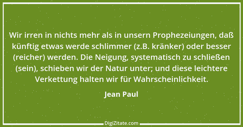 Zitat von Jean Paul 669