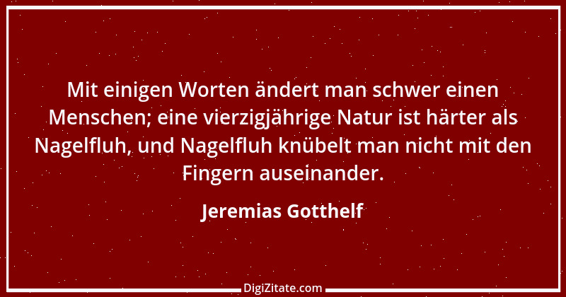 Zitat von Jeremias Gotthelf 188