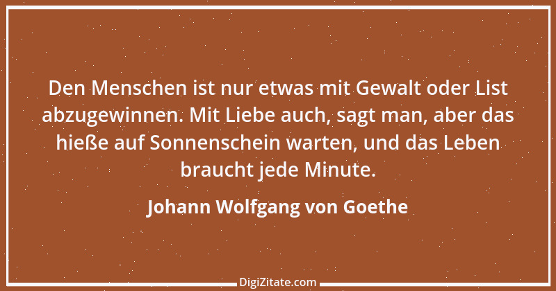 Zitat von Johann Wolfgang von Goethe 2524