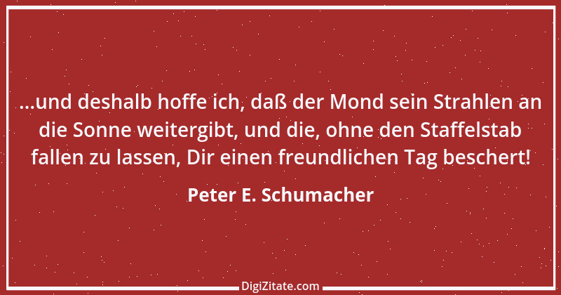 Zitat von Peter E. Schumacher 329